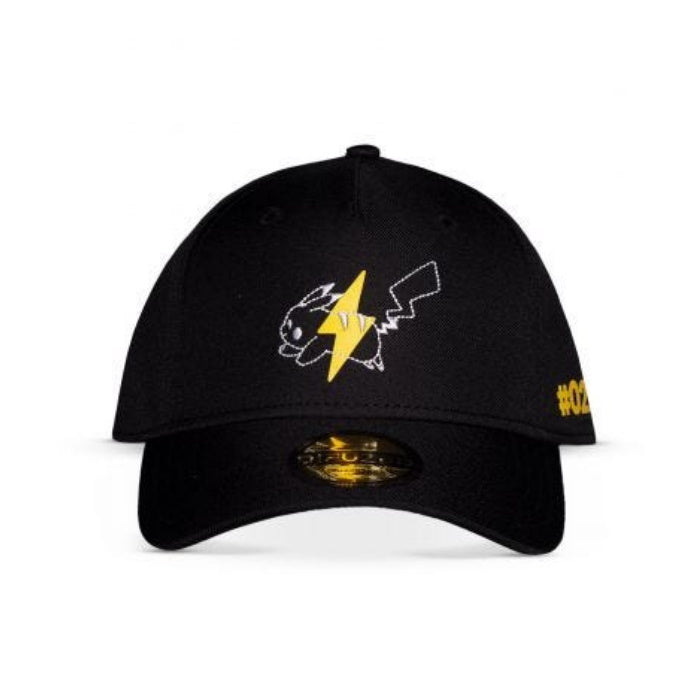 Casquette Black pika noire et jaune